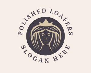 Queen Lady Crown  logo design