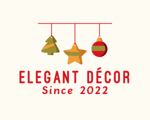 Decorative Christmas Ornament logo design