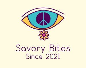 Hippie Peace Eye logo