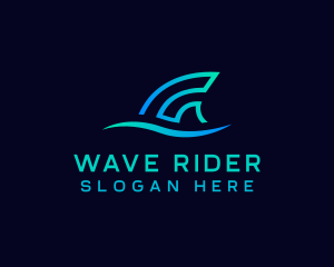 Fin Surf Wave logo