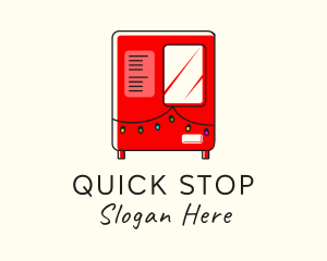 Holiday Vending Machine logo design