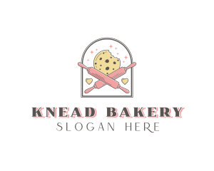 Cookie Rolling Pin Bakery logo design