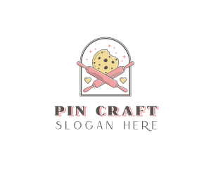 Cookie Rolling Pin Bakery logo design