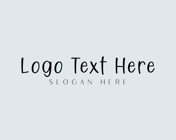 Handwritten logo example 2