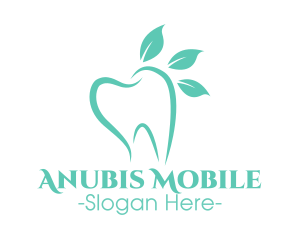 Green Dental Tooth logo design