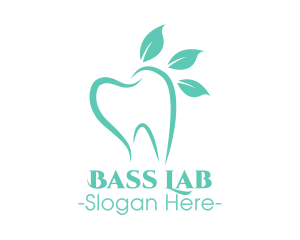 Green Dental Tooth logo design