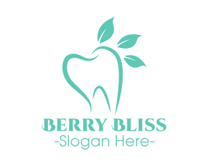 Green Dental Tooth logo design