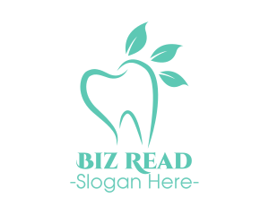 Green Dental Tooth logo design