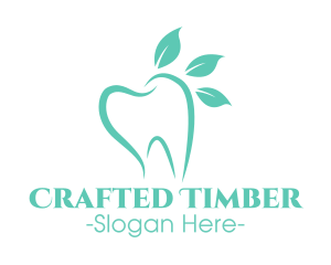 Green Dental Tooth logo design