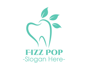 Green Dental Tooth logo design