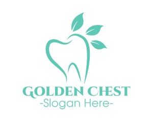 Green Dental Tooth logo design