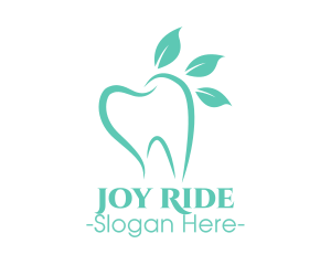 Green Dental Tooth logo design