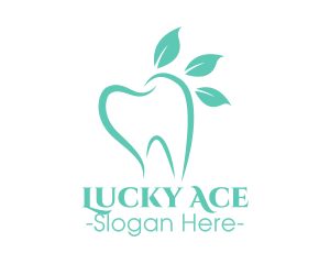 Green Dental Tooth logo design