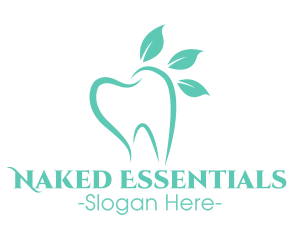 Green Dental Tooth logo design