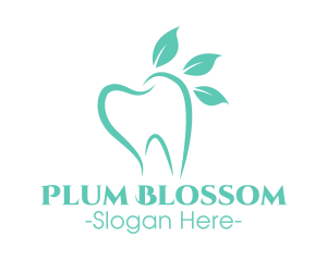 Green Dental Tooth logo design