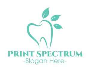 Green Dental Tooth logo design