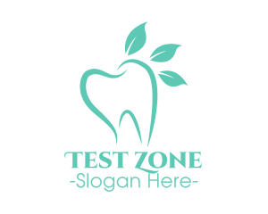 Green Dental Tooth logo design