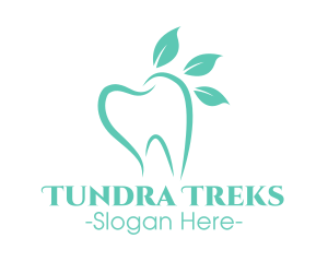 Green Dental Tooth logo design