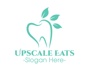 Green Dental Tooth logo design