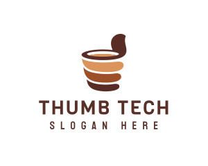 Chocolate Coffee Drink Mug logo design