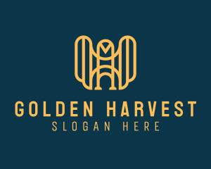 Golden Royal Eagle logo design