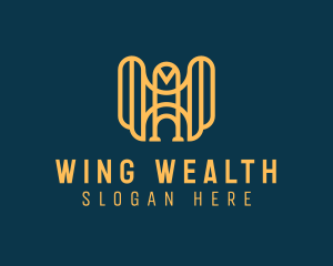 Golden Royal Eagle logo design