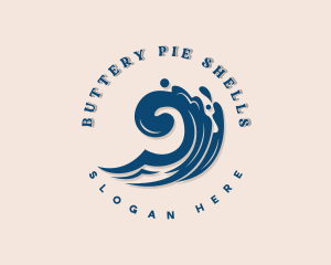 Clam Shell Beach logo design