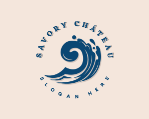 Clam Shell Beach logo design