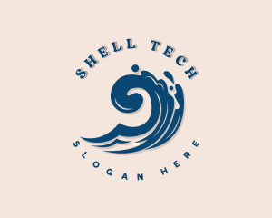 Clam Shell Beach logo design