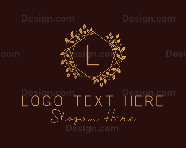 Luxury Wreath Ornament Logo