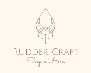 Wall Hanging Macrame Basket logo design