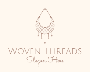 Wall Hanging Macrame Basket logo design