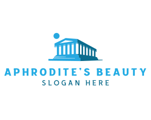 Parthenon Greek Temple logo