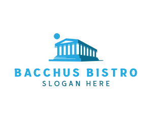 Parthenon Greek Temple logo