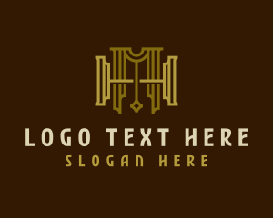 Classic Vintage Letter H & M Logo