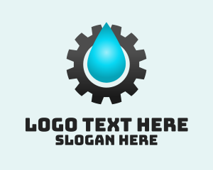 Oil Industrial Cog logo