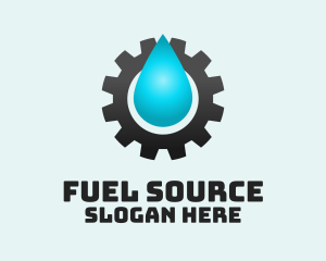 Oil Industrial Cog logo design