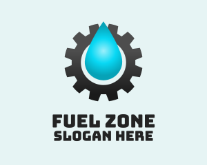 Oil Industrial Cog logo design