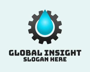 Oil Industrial Cog logo