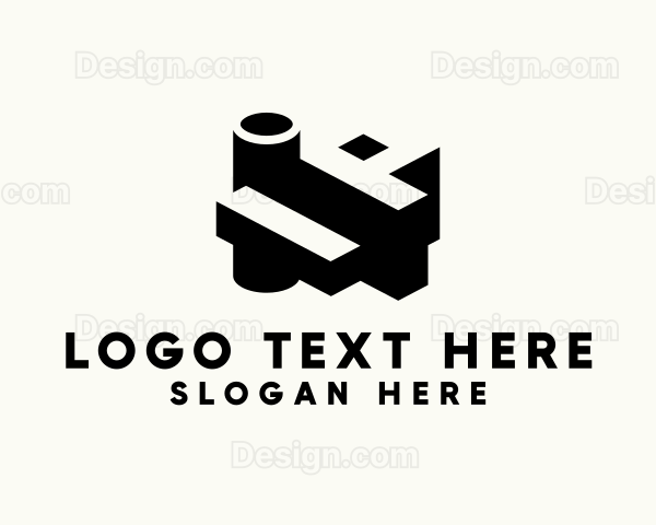 Startup Technology Business Letter IP Logo