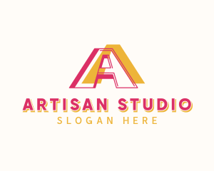 Creative Studio Letter A logo design