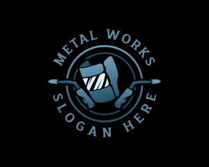 Metal Fabrication Welding logo design