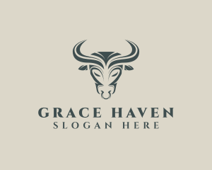 Elegant Bull Horn logo