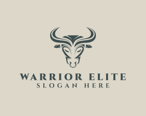 Elegant Bull Horn logo