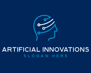 Artificial Intelligence Software logo design