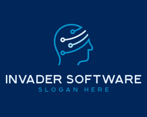 Artificial Intelligence Software logo design