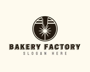 Industrial Factory Laser logo design