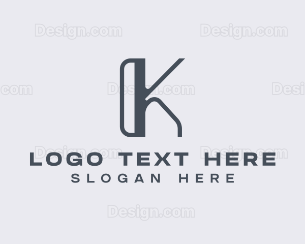 Generic Business Letter K Logo