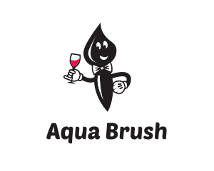 Brush Cartoon logo design