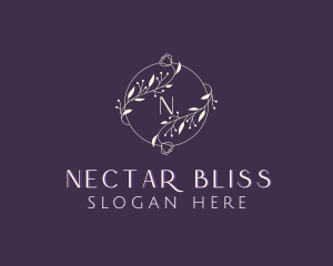 Flower Leaf Ornament logo design